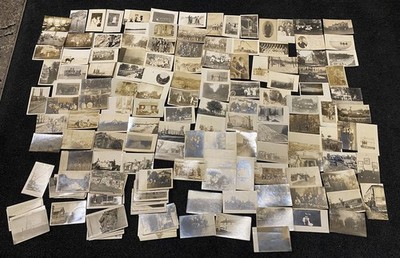 Lot of 200 All Aspects of Life 1910-1920 era Real Photo Postcards RPPC