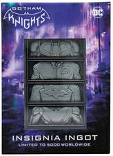 DC Gotham Knights Insignia Ingot Metal Card Limited to 5000 Worldwide