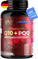 OVF Coenzym Q10 + Pqq 120 Kapseln 200Mg Coenzym Q10 Kapseln Hochdosiert Coq10 Na