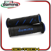 Handgriffe Domino A250 Motorroller Fahren Schwarz Blau On Road Racing Durchbohrt