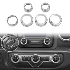Air Conditioner Headlight Switch Knob Trim for Jeep Wrangler JL JLU Gladiator JT