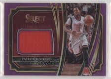 2019 Panini Select Throwback Memorabilia Purple Prizm 30/99 Patrick Beverley 2r7