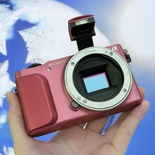 Sony Alpha NEX-3N Body Pink Mirrorless Camera Used English Tested  Ready to Use