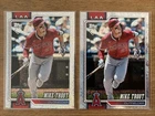 2026 Topps Series 1 - Mike Trout - Confetti / Holo Foil Parallel - 2 Card Lot