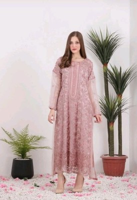 Desi Südasiatisch Pakistanisch Damen Lehanga Rosa Größe L