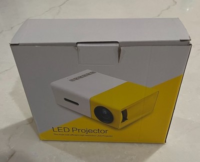 Mini Portable LED Projector 1080P Support - Home Theater - New - Open Box
