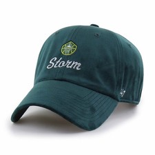 Unisex '47  Green Seattle Storm Spirited Velour Clean Up Adjustable Hat