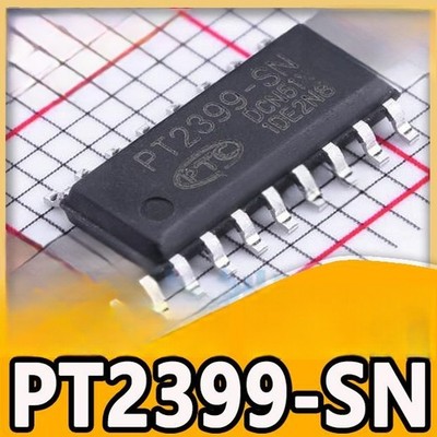 10PCS PT2399-SN SOP16 Audio Digital Reverb Processing Circuit