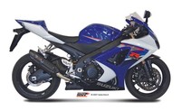 Mivv Suono Auspuff Schwarz Passend FüR Suzuki GSX-R 1000 2007-2008