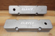 Dart Logo Small Block Chevy Tall Cast Aluminum Valve Covers 302 327 350 400 