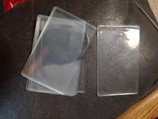 10 Pack 24 Mil Clear Card Sleeves Social Security Medicare Credit ID Protector H