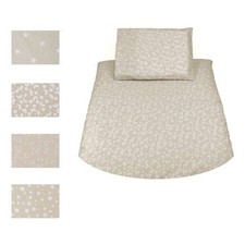 Completo Parure 4pz lenzuola piumino culla fianco letto Baby Idea ass.to