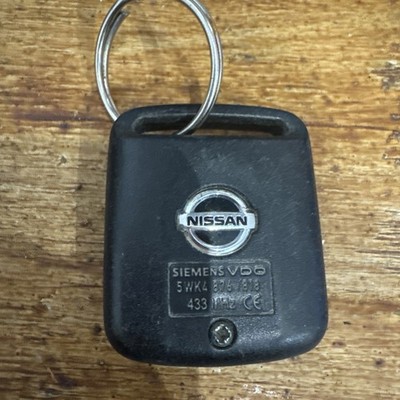 ORIGINAL NISSAN 2 TASTEN FERNBEDIENUNG SCHLÜSSEL / ALARM AUTO ANHÄNGER 