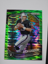 2025 Panini Prizm Football Neon Green Pulsar Rich Gannon #115