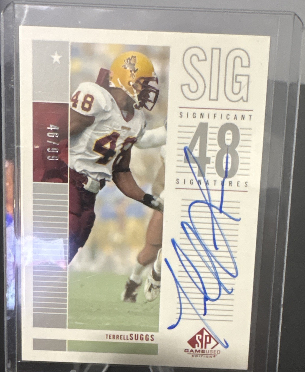 Terrell Suggs SP Signature Signature Edition #TS Base