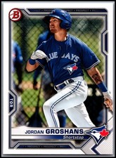 2021 Bowman #BP-70 Jordan Groshans Prospects Toronto Blue Jays