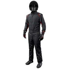 K1 RaceGear 20-OTL-NR-ML Outlaw Adult One-Piece Fire Suit Black/Red Medium/Large