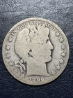 1896-O Barber Silver Half Dollar