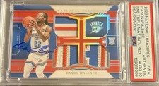 2023 National Treasures Cason Wallace Signed RC Rookie Patch RPA /8 Psa 10 Auto