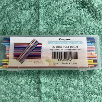 22 Colors 3D Pen Refills Pack for 3Doodler Start+ 3D Pen  PCL Filament ...
