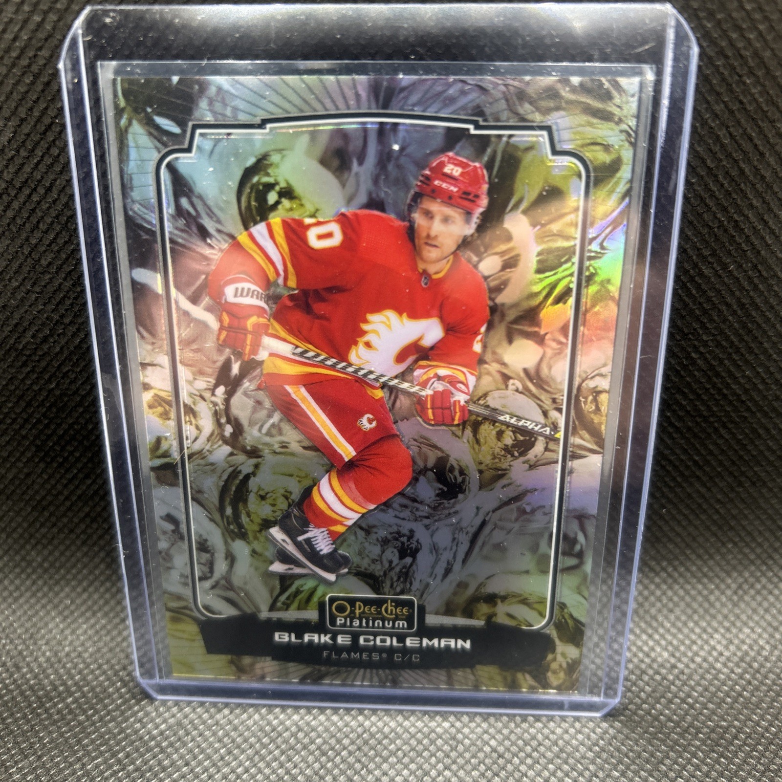 2022-23 OPC Platinum Liquid Metal Blake Coleman 124 Calgary Flames 255/349