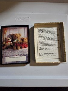 Vintage Antioch TEDDY BEAR Bookplates! 28 Self-Stick Labels 