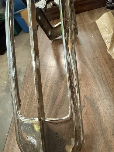 1962 Chrysler 300 New Yorker Newport Chrome Taillight Bezel Trim Housing - Picture 11 of 15