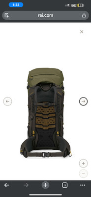 Osprey Backpack Kestrel 65 Moss Green L/XL