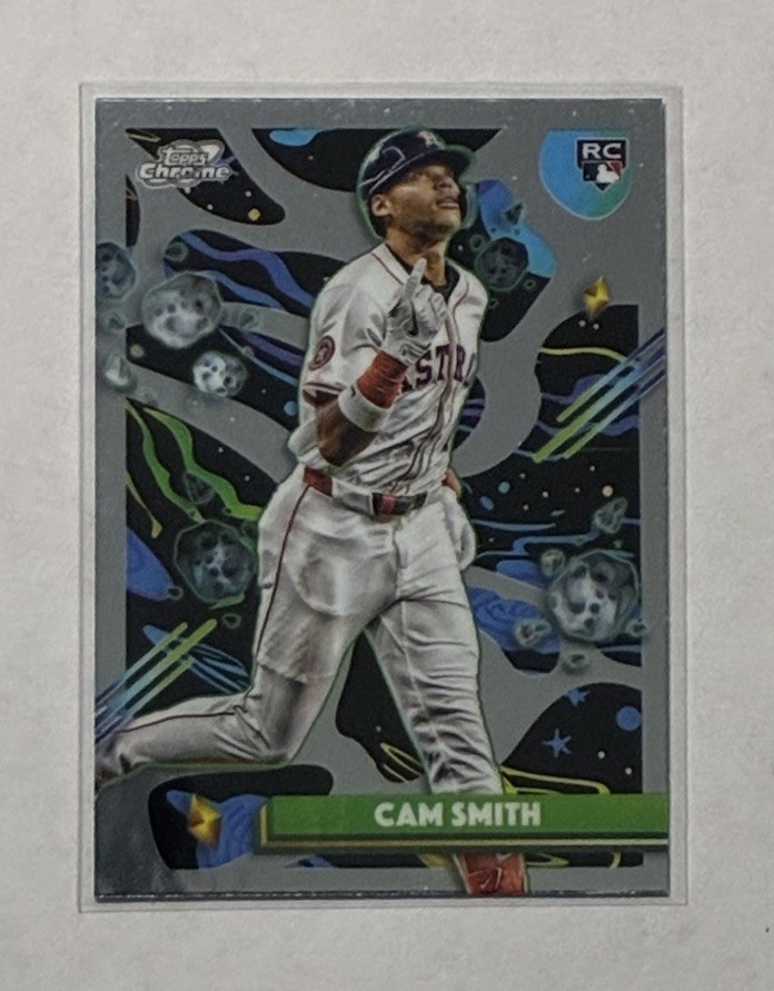 2025 Topps Chrome Cosmic Cam Smith #166 Houston Astros Rookie Card RC