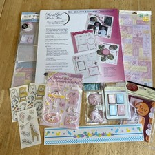 Creative Memories It  s A Girl Pages  Big Lot Of Baby Scrapbook Stickers Pink