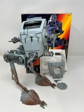 Star Wars Power of the Force POTF Red Card Vehicle Imperial AT-ST Scout Walke