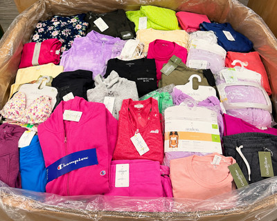 50 Pc Women's Mixed Clothing Lot NWT Target Overstock Champion Auden Avia Bundle