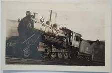 Vintage Postcard CTH & SE No. 7077 Terre Haute Indiana Railroad RPPC AA5