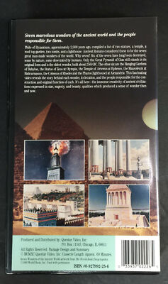 その他 Seven Wonders of Ancient World [VHS] The Seven Wonders of the Ancient World (VHS, 1990) Clam Shell