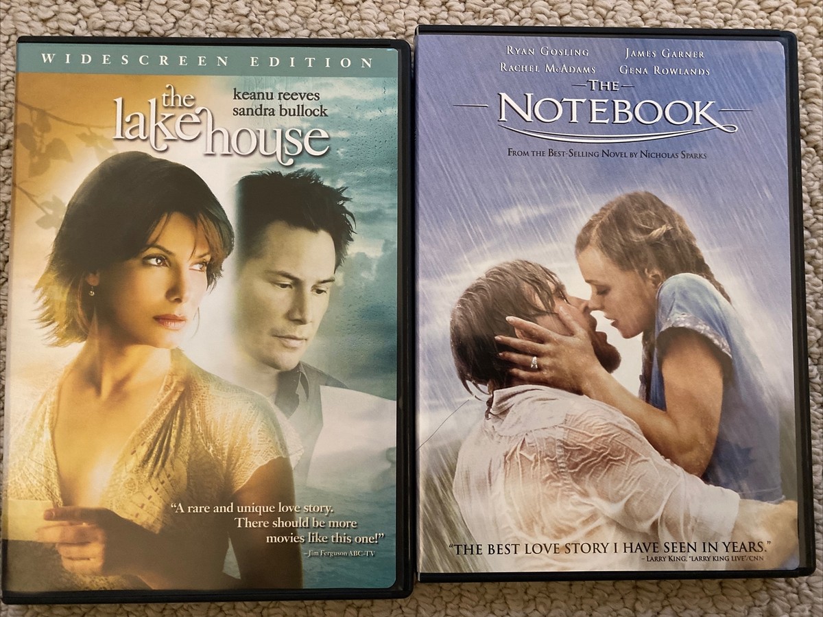 Lot of DVDs The Notebook The Lake House (WS) Keanu Reeves
