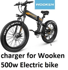 🔥Li-ion Lithium Battery Charger for Wooken 500w T 268 Electric Bike 🔥