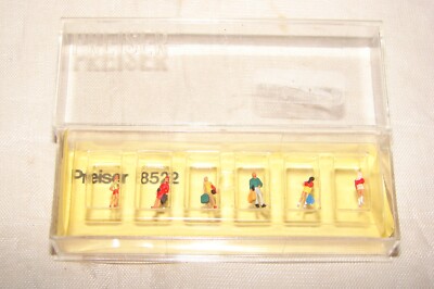 PREISER Z 6 CHARACTERS PASSENGER FIGURES 8522 ELECTRIC TRAIN NEW BOX