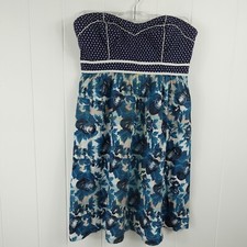 Urban Outfitters Kimchi Blue Strapless Floral Dress Size 6