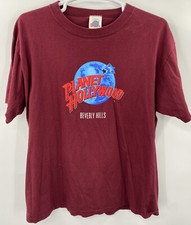 Vintage Planet Hollywood Beverly Hills T Shirt 1991 XL Made In USA Red