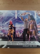 WWE Karte 68 SASHA BANKS & ASUKA Topps Women's Division 2021 Card Wrestling Diva