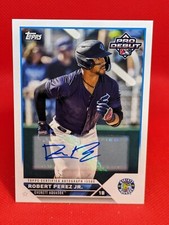 Robert Perez Jr. 2023 Topps Pro Debut Autograph Auto Card  #PD-173