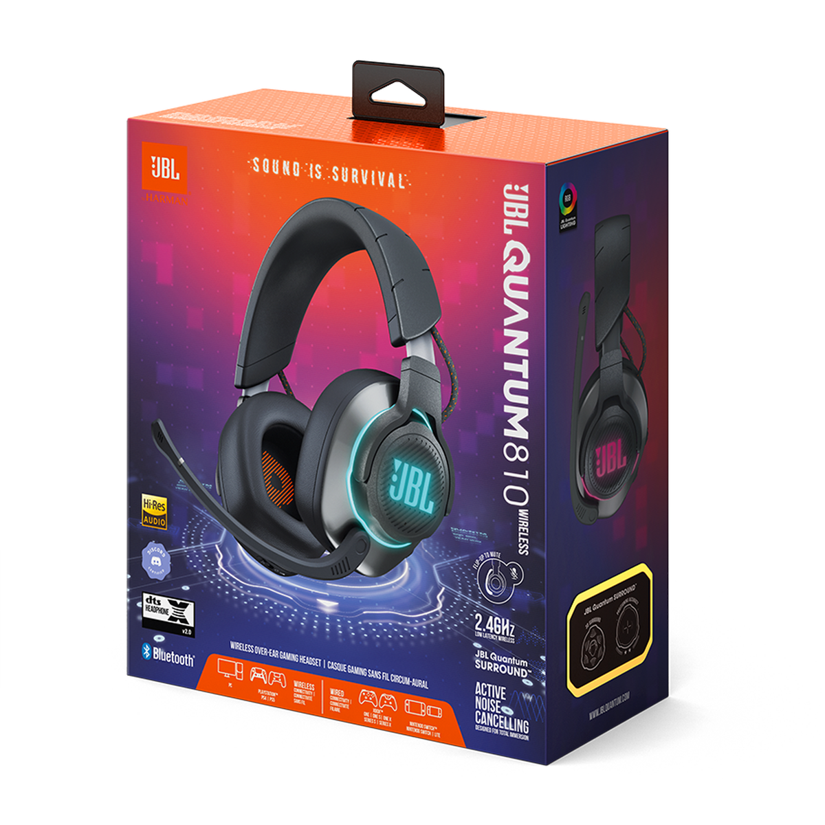 JBL Quantum 810 Wireless Bluetooth Over-ear Performance Gaming