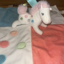 Mary Meyer Taggies Plush Painted Pony Horse Lovey Security Blanket Pastel