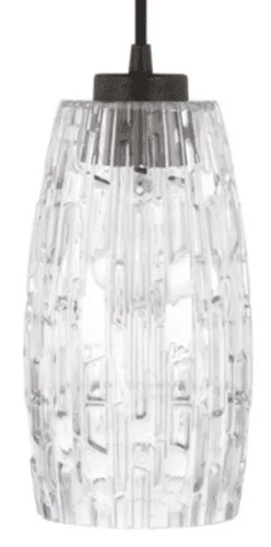 Capital Lighting 328611BI-450  1-Light 5" Wide Etched Glass Pendant - Black Iron - Picture 1 of 1