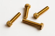 Modellsechskantschrauben, Messing, kleiner Sechskantkopf f. Modellbau, ab M 0,6