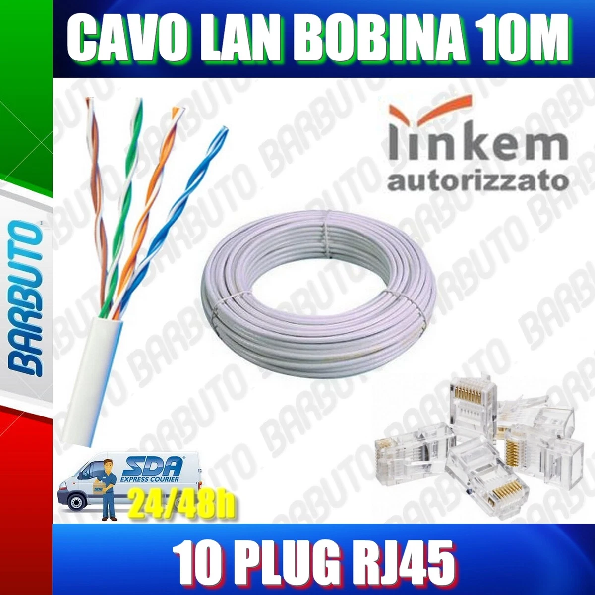 100 Pezzi Di Coperture Protettive RJ45 Per Cavo Ethernet – Colori Misti (CAT5/CAT6)