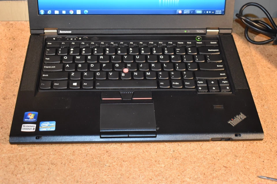 Lenovo ThinkPad T430s Core i7-3520M 2.9GHz 16GB RAM 256GB SSD Windows 7 Webcam - Image 3 of 4