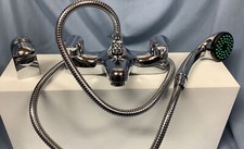 Alterna Parenzo ALTPBSMC Ortona Deck Mounted Bath Shower Mixer Chrome Plated F&F