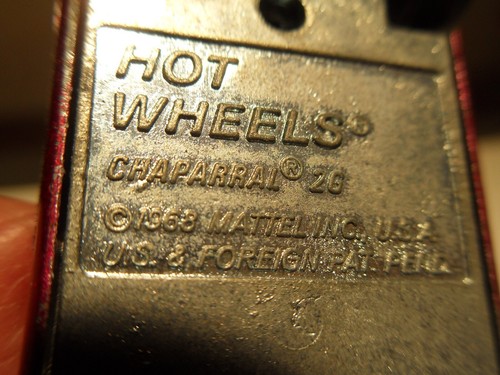 Vintage 1968 Hot Wheels Chaparral 2G Red Line - Picture 14 of 14