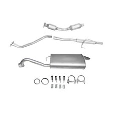 Fits:2009 2010 2012 2013 Toyota Coroll 1.8L V4 Cat Converter& Resonator, Muffler